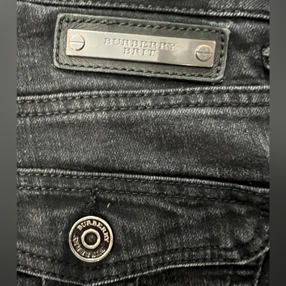 🖤👖Burberry Brit👖🖤Black Kensington Skinny Jean Size 28 - Picture 6 of 6